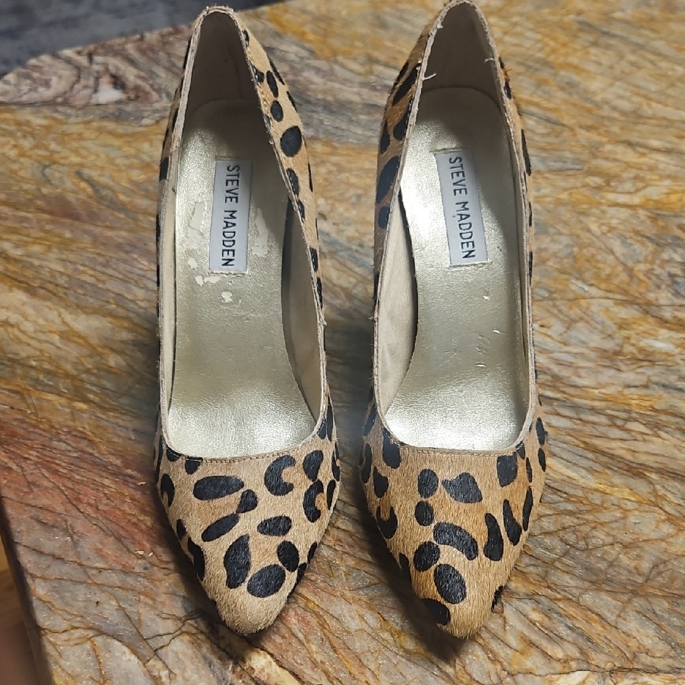 STEVE MADDEN Leopard Print Women's Pumps - 6.5